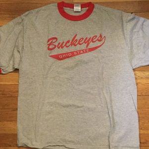 Ohio State Buckeyes ringer style t-shirt XL